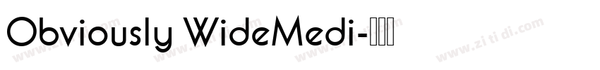 Obviously WideMedi字体转换